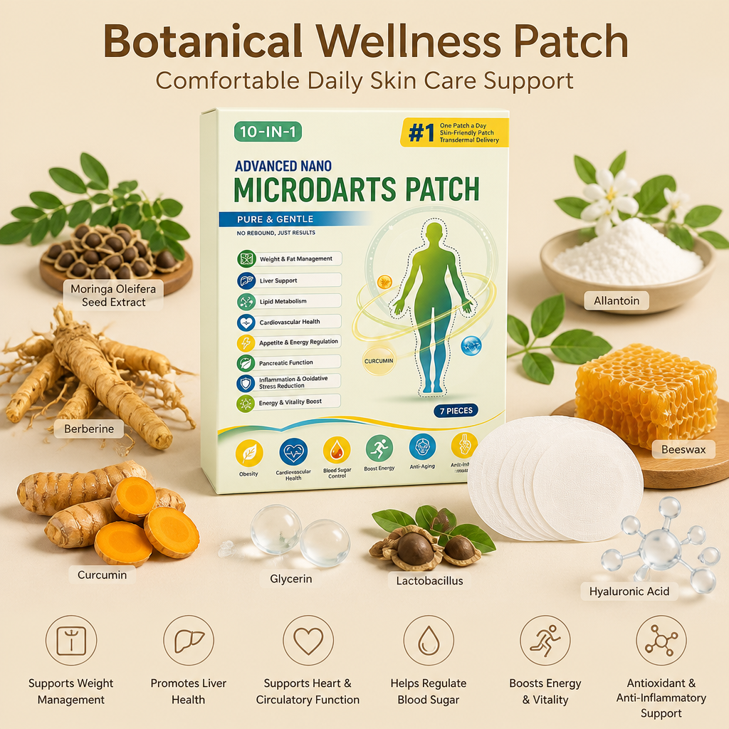 Botanical Wellness Patch – Comfortable Daily Skin Care Support