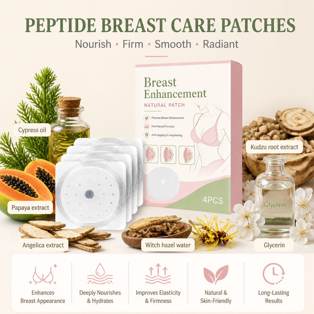 Peptide Breast Care Patches for Smooth, Hydrated Skin