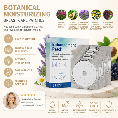 Botanical Moisturizing Breast Care Patches for Soft, Smooth Skin