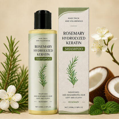 Keratin Hair Strengthening Shampoo – Nourishing Formula For Fuller Looking Hair