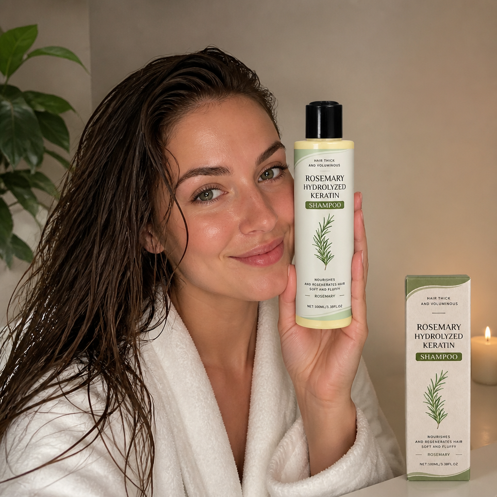 Keratin Hair Strengthening Shampoo – Nourishing Formula For Fuller Looking Hair