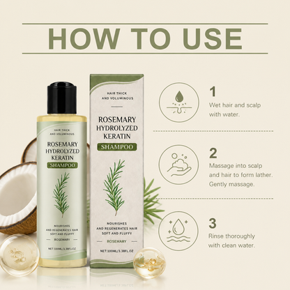 Keratin Hair Strengthening Shampoo – Nourishing Formula For Fuller Looking Hair