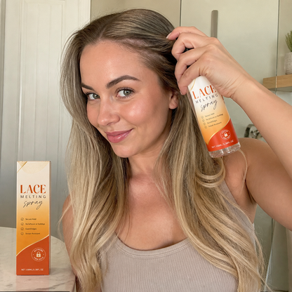 Lace Melting Spray – Strong Hold Formula For Natural Wig Styling
