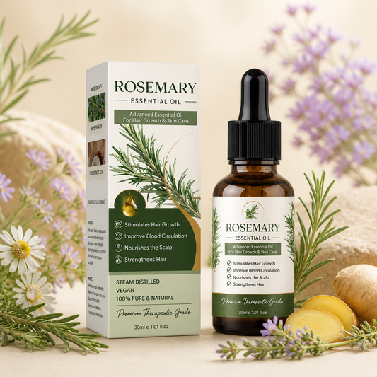 Rosemary & Ginger Hair Care Oil – Nourishing Formula For Stronger-Looking Hair