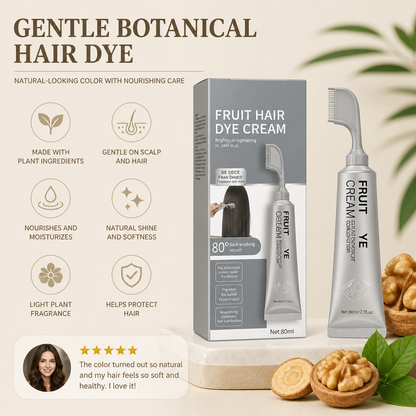 Gentle Botanical Hair Dye – Natural-Looking Color With Nourishing Care