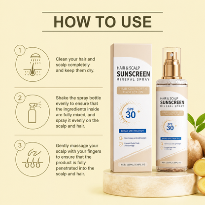 Ginger Scalp Care Spray – Refreshing Botanical Hair Nourishment Formula