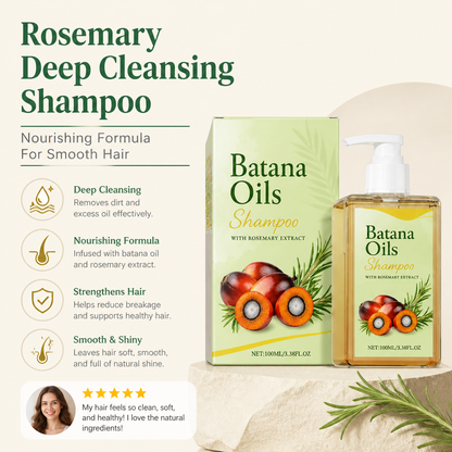 Rosemary Deep Cleansing Shampoo – Nourishing Formula For Smooth Hair