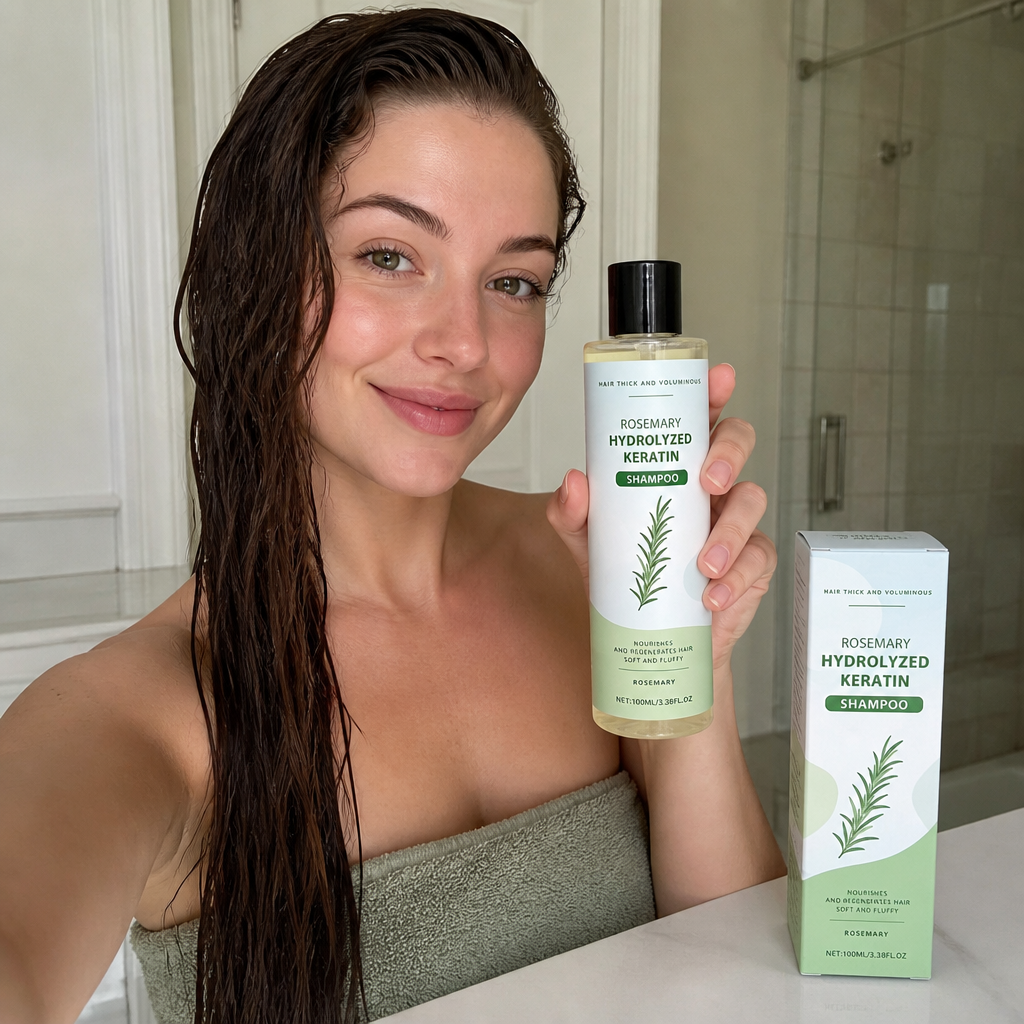 Rosemary Keratin Repair Shampoo – Moisturizing Formula For Smooth Hair