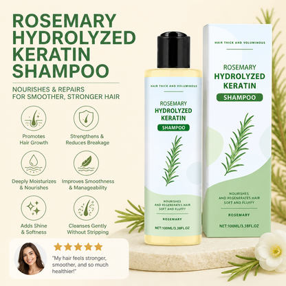 Rosemary Keratin Repair Shampoo – Moisturizing Formula For Smooth Hair