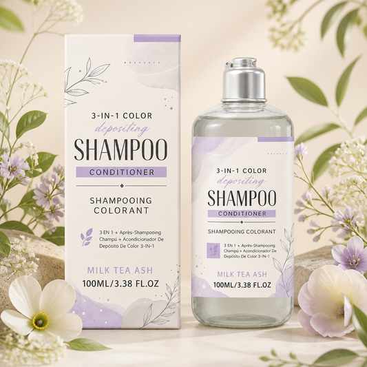 3-in-1 Color Depositing Shampoo – Cleansing Hair Color Care Formula
