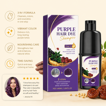 Polygonum Multiflorum Color Depositing Shampoo – Nourishing Hair Color Care