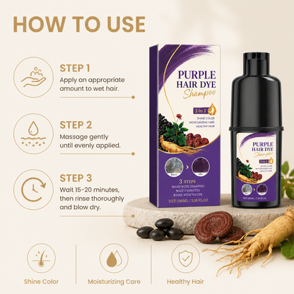 Polygonum Multiflorum Color Depositing Shampoo – Nourishing Hair Color Care