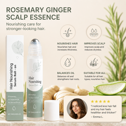 Rosemary Ginger Scalp Essence – Nourishing Care For Stronger-Looking Hair