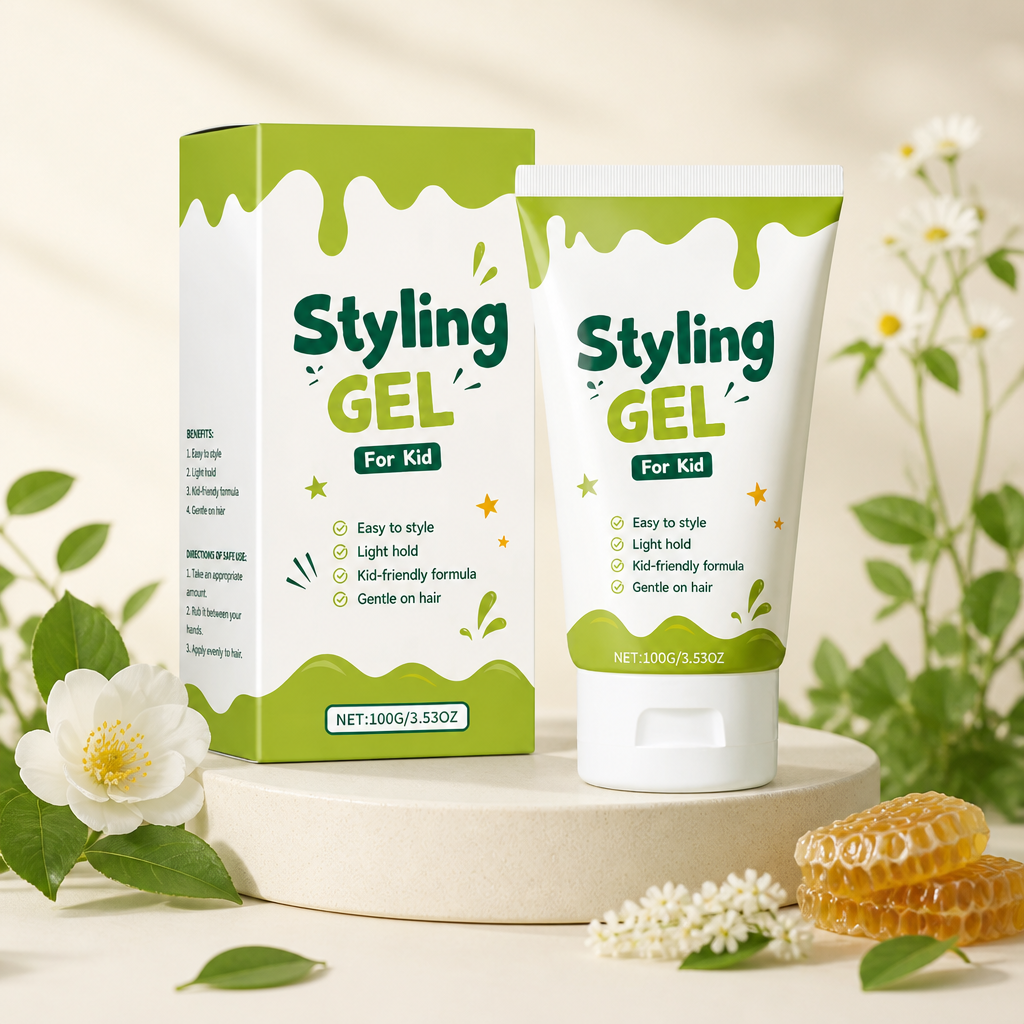 Kids Hair Styling Gel – Gentle Hold & Moisturizing Hair Care
