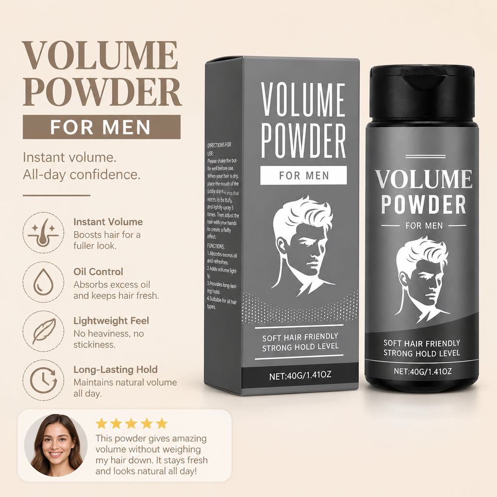 Oil Absorbing Hair Powder – Lightweight Formula For Fresh Voluminous Hair