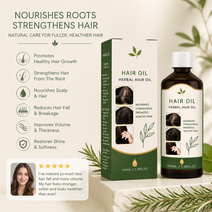Rosemary & Herbal Hair Oil – Nourishing Scalp Care For Fuller-Looking Hair