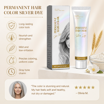 Long-Lasting Gray Hair Dye – Nourishing Color Formula For Smooth Hair