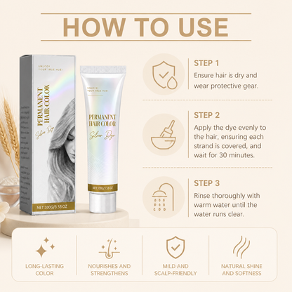 Long-Lasting Gray Hair Dye – Nourishing Color Formula For Smooth Hair