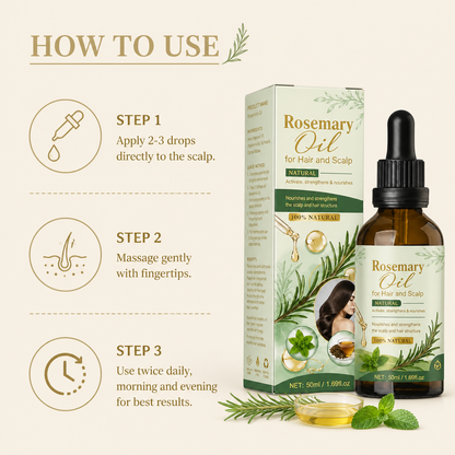 Rosemary & Botanical Hair Growth Essence – Nourishing Scalp Care Oil