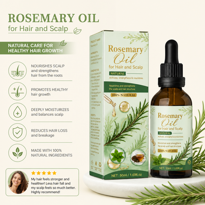 Rosemary & Botanical Hair Growth Essence – Nourishing Scalp Care Oil