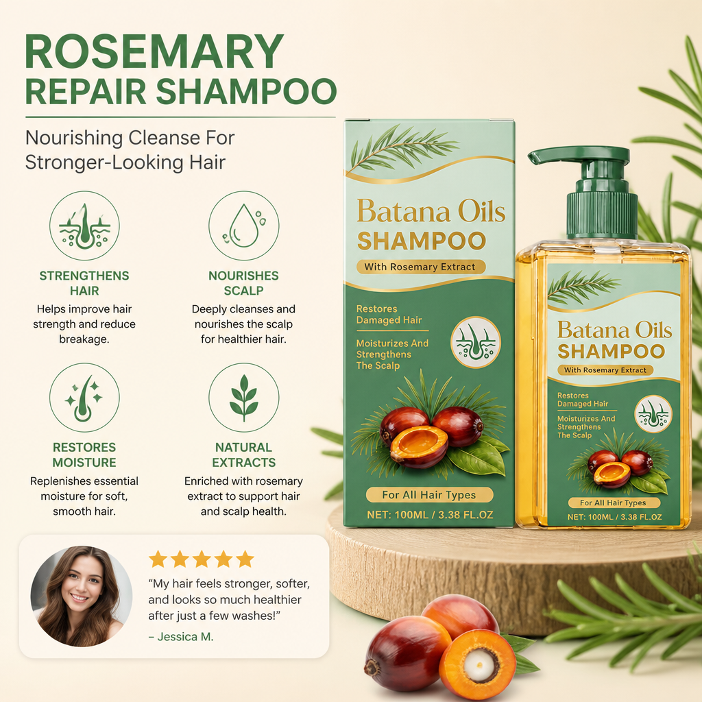Rosemary Repair Shampoo – Nourishing Cleanse For Stronger-Looking Hair