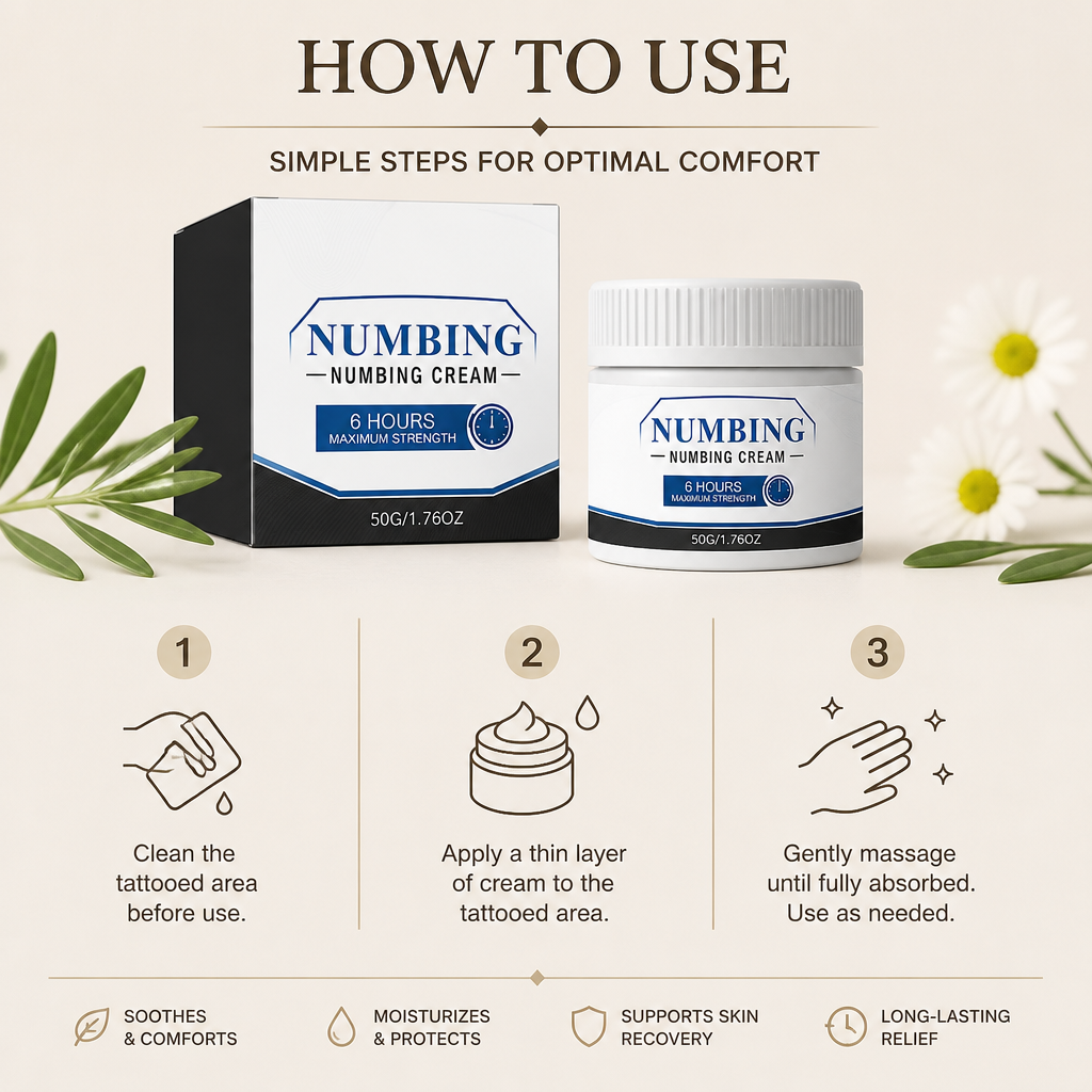 Tattoo Aftercare Moisturizing Cream – Gentle Care For Fresh Inked Skin