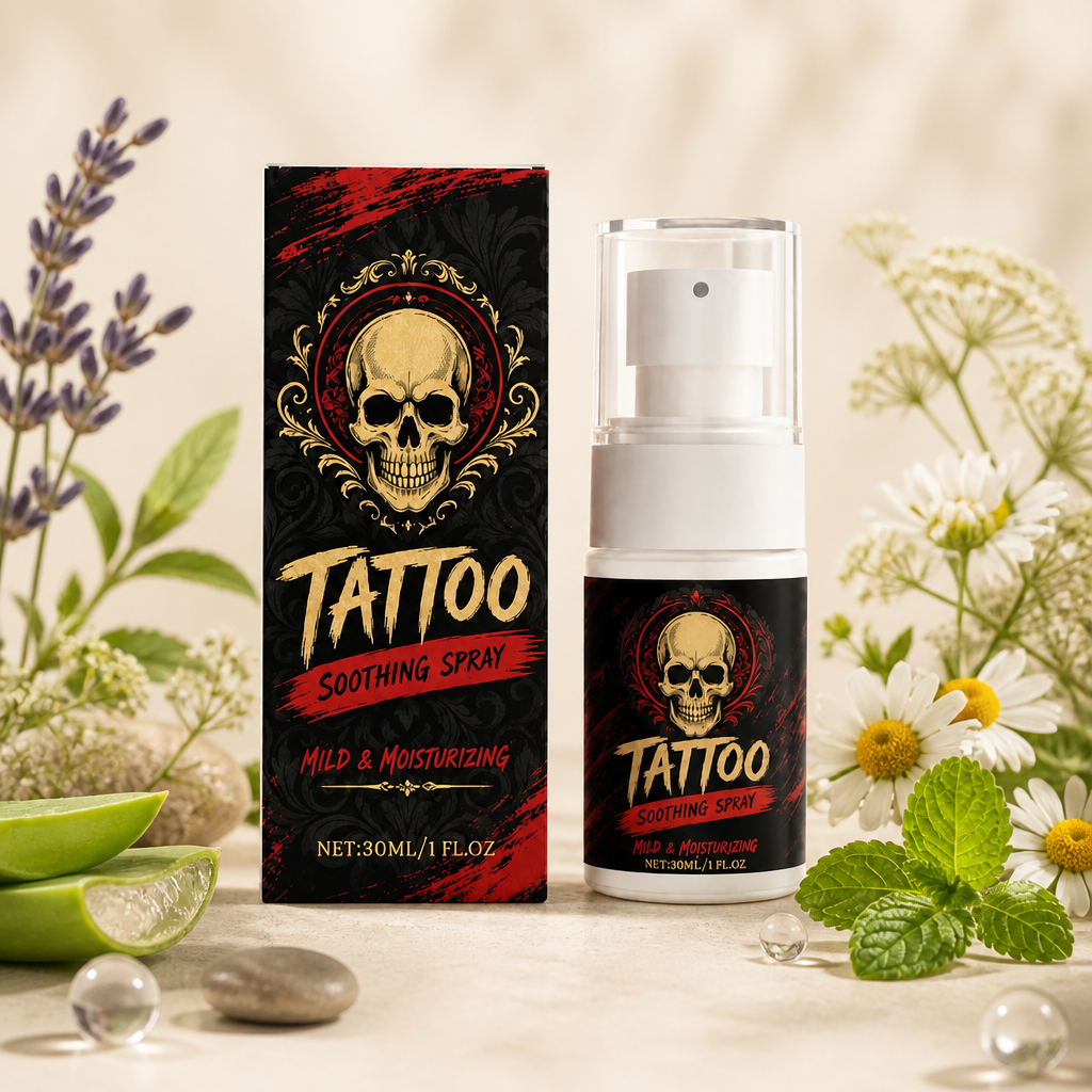 Tattoo Soothing Spray – Gentle Care Formula For Tattooed Skin