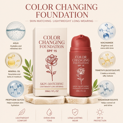 Color-Adapting Foundation – Lightweight Coverage For A Natural Finish