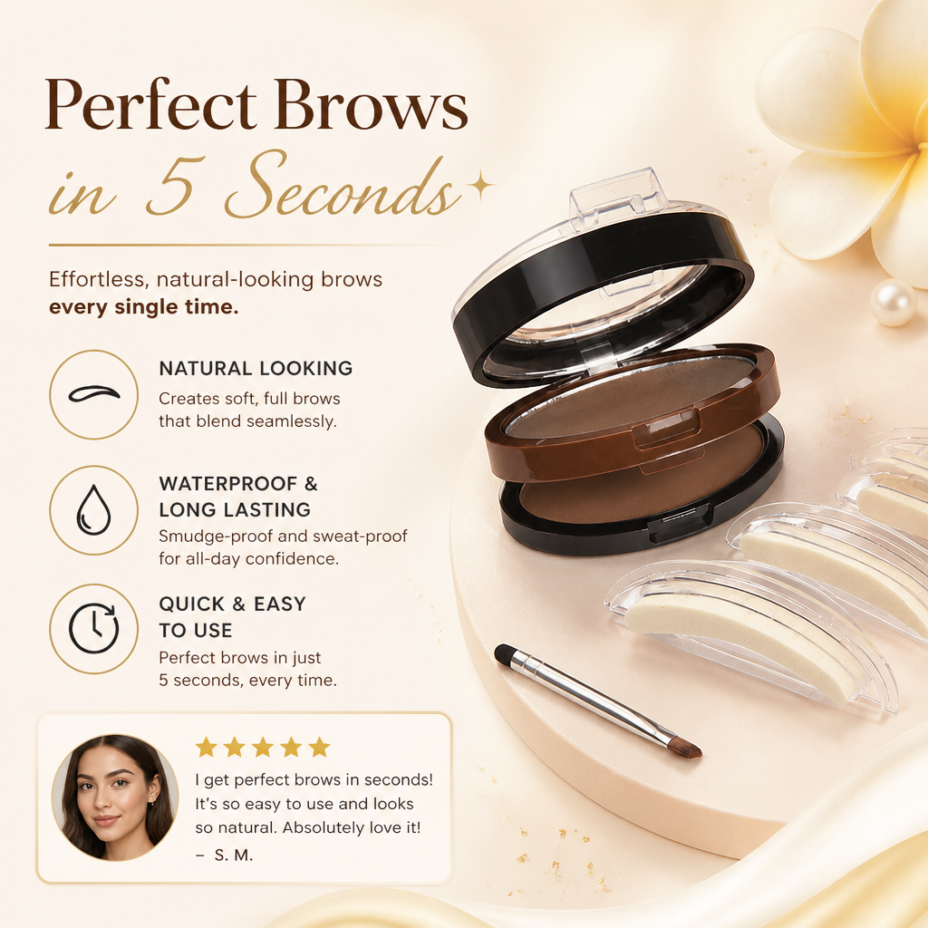 Natural Brows Stamp Kit - Perfect Brows in 5 Seconds