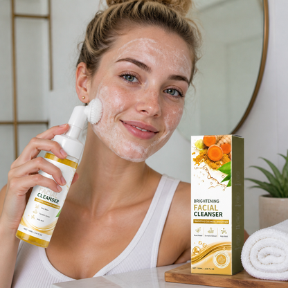 Turmeric & Kojic Acid Facial Cleanser – Deep Cleansing Brightening Foam