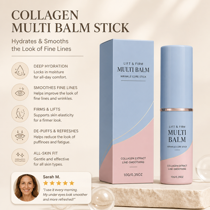 Collagen Multi Balm Stick – Hydrates & Smooths the Look of Fine Lines