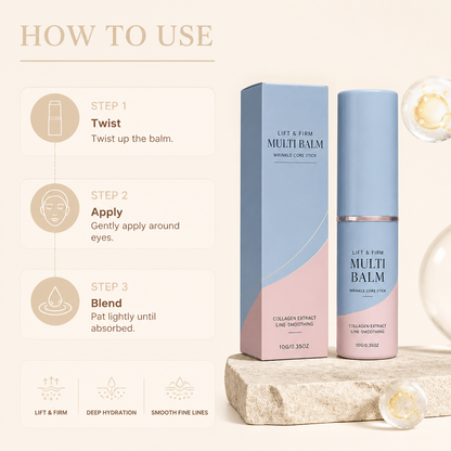 Collagen Multi Balm Stick – Hydrates & Smooths the Look of Fine Lines