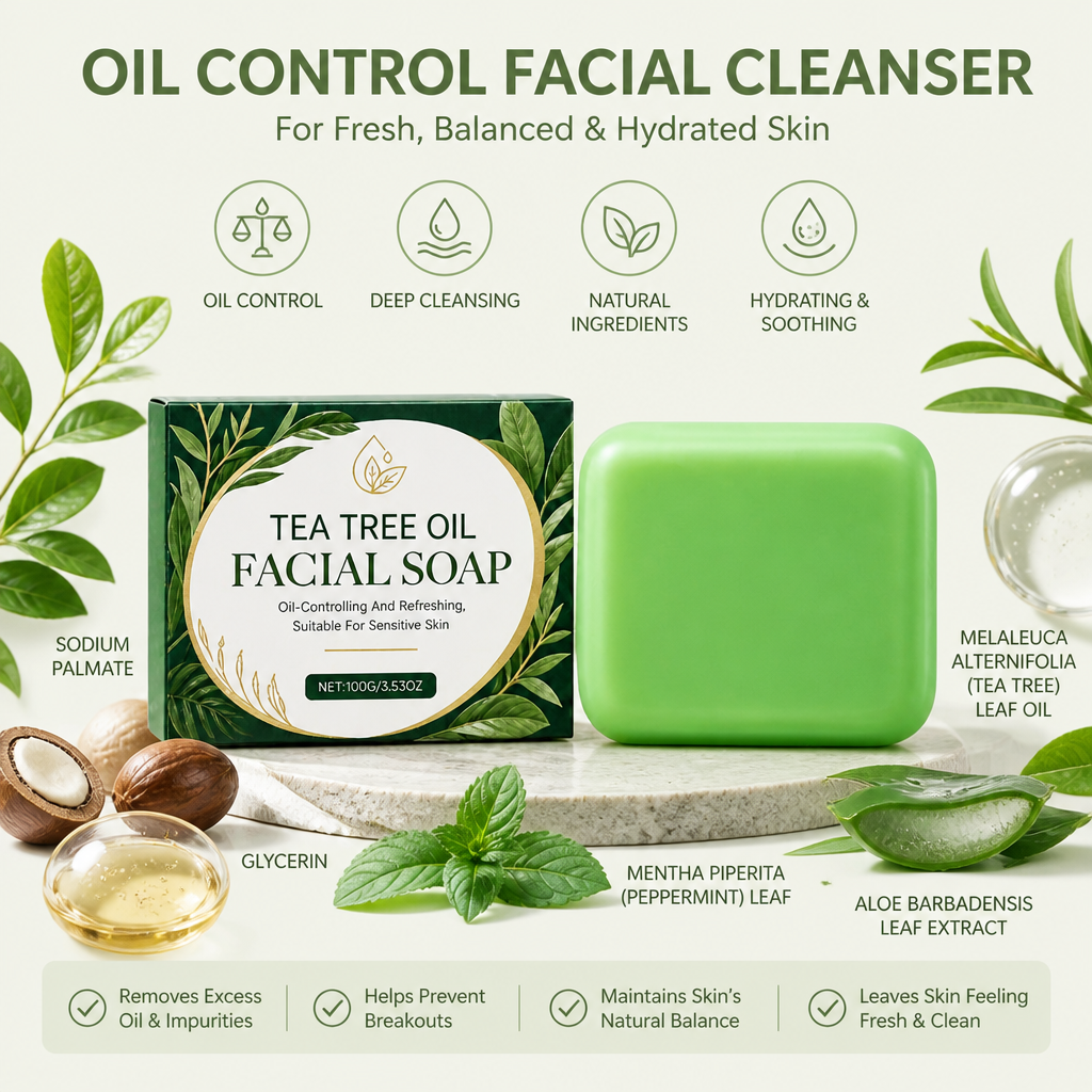 Oil Control Facial Cleanser for Fresh, Balanced & Hydrated Skin