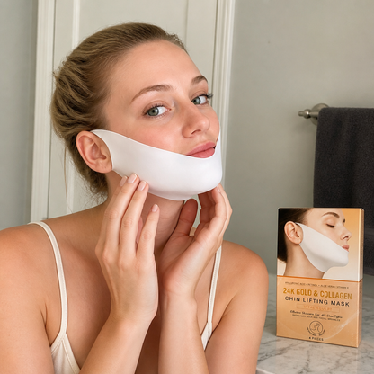 Gold Collagen V-Line Mask – Firming Hydration for a Sculpted Look