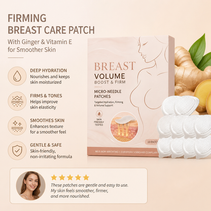 Firming Breast Care Patch with Ginger & Vitamin E for Smoother Skin