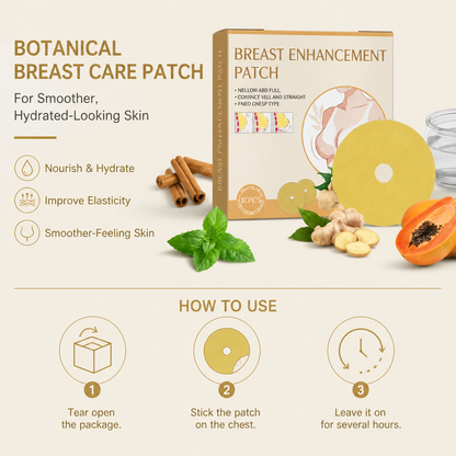 Botanical Breast Care Patch for Smoother, Hydrated-Looking Skin