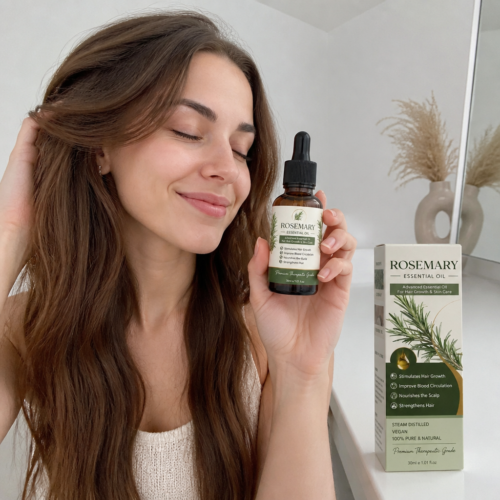 Rosemary & Ginger Hair Care Oil – Nourishing Formula For Stronger-Looking Hair