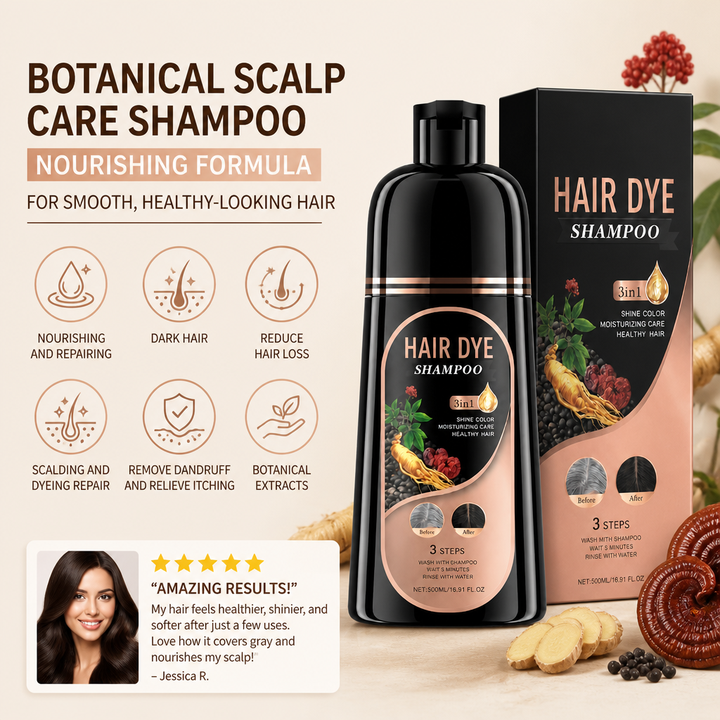 Botanical Scalp Care Shampoo – Nourishing Formula For Smooth, Healthy-Looking Hair