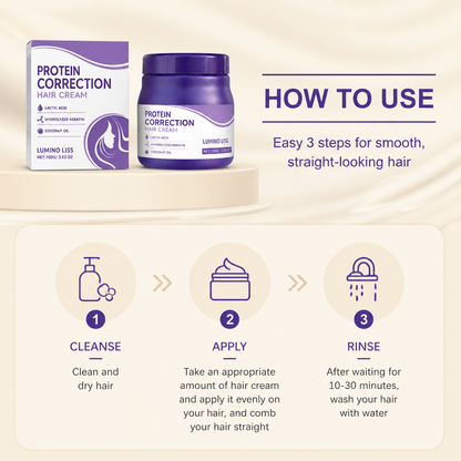 Keratin Hair Straightening Cream – Smooth-Looking Hair Care Formula