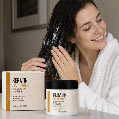 Keratin Hair Mask – Deep Conditioning Formula For Smooth, Glossy Hair