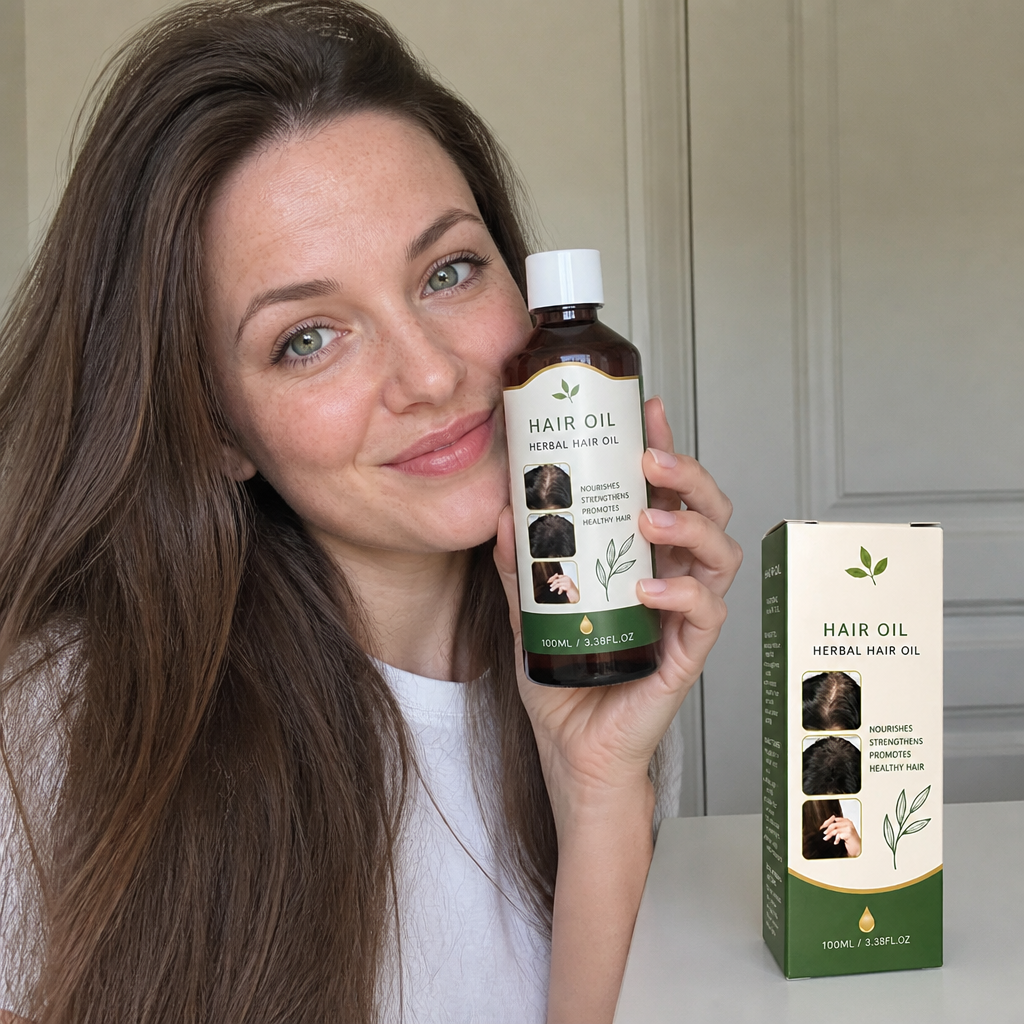Rosemary & Herbal Hair Oil – Nourishing Scalp Care For Fuller-Looking Hair