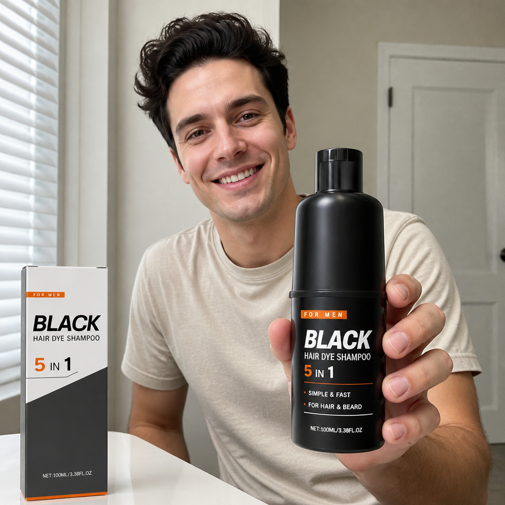 Black Hair Dye Shampoo – Easy Color Care For Natural-Looking Dark Hair
