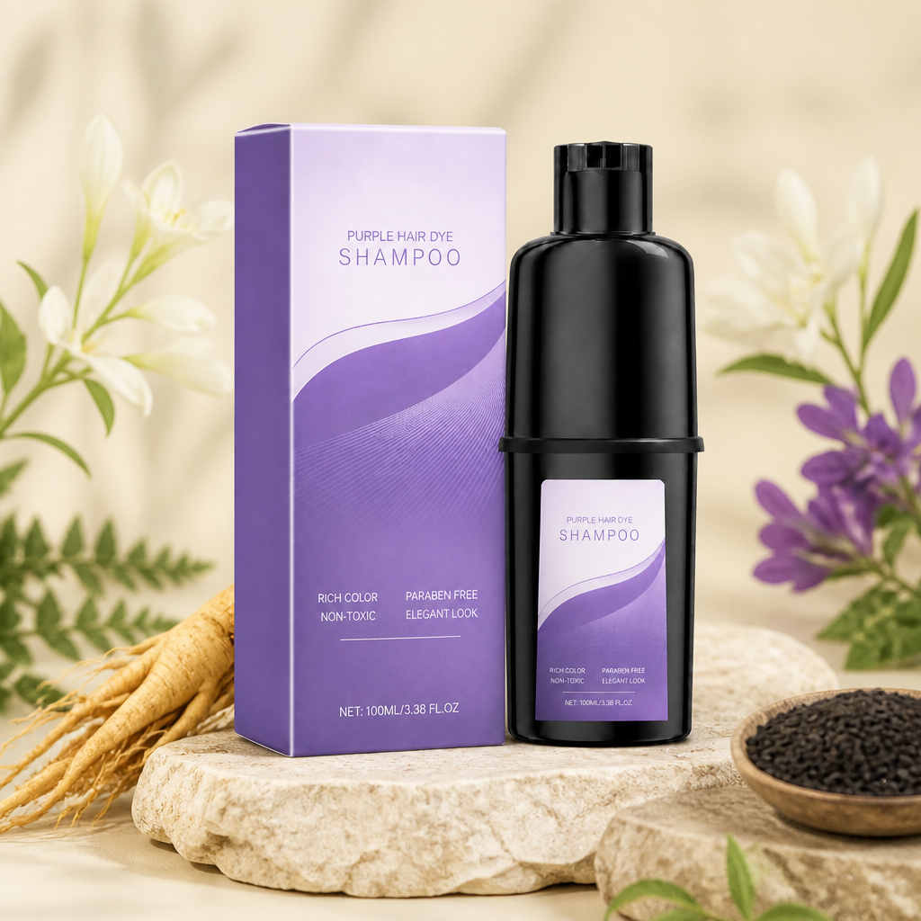 Black Sesame Color Care Shampoo – Natural-Looking Dark Hair Refresh