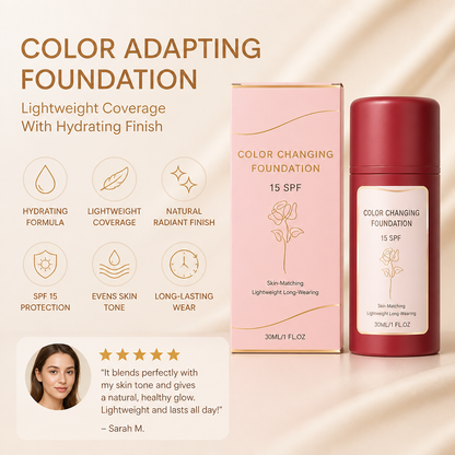 Color Adapting Foundation – Lightweight Coverage With Hydrating Finish