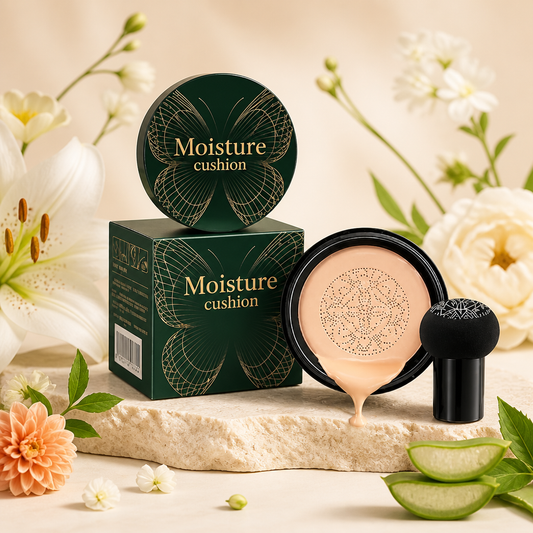 Bionic Cushion Foundation – Lightweight Full Coverage Natural Finish