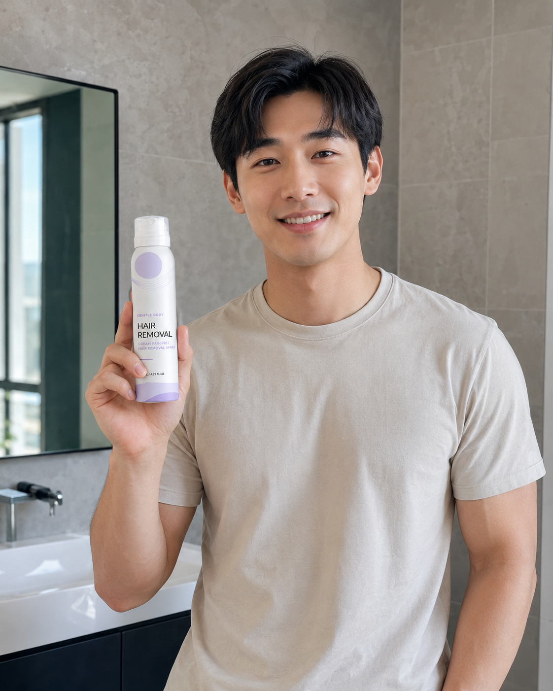 Beauty Kiwi customer using Pain-Free Man Hair Removal Cream
