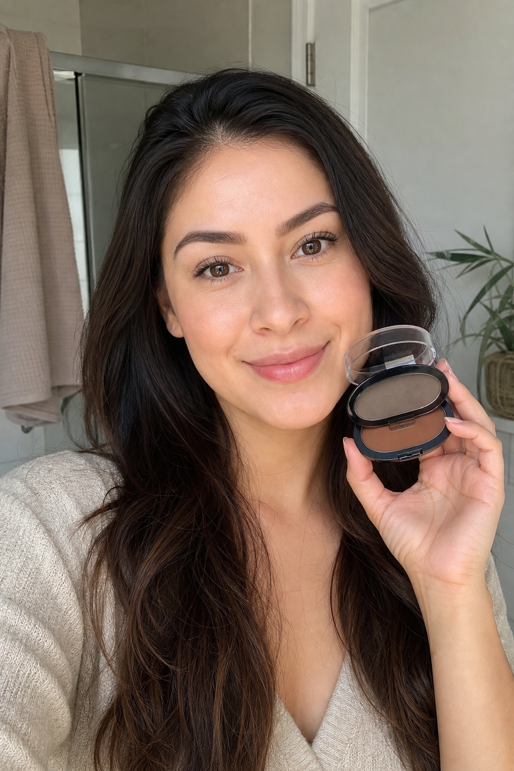 Beauty Kiwi community member using the Natural Brows Stamp Kit