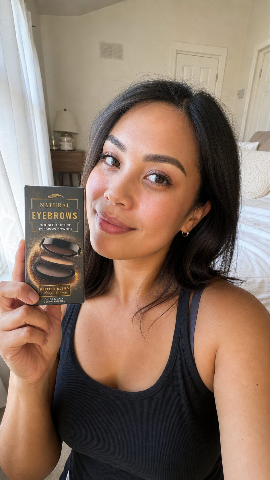 Beauty Kiwi community member using the Natural Brows Stamp Kit