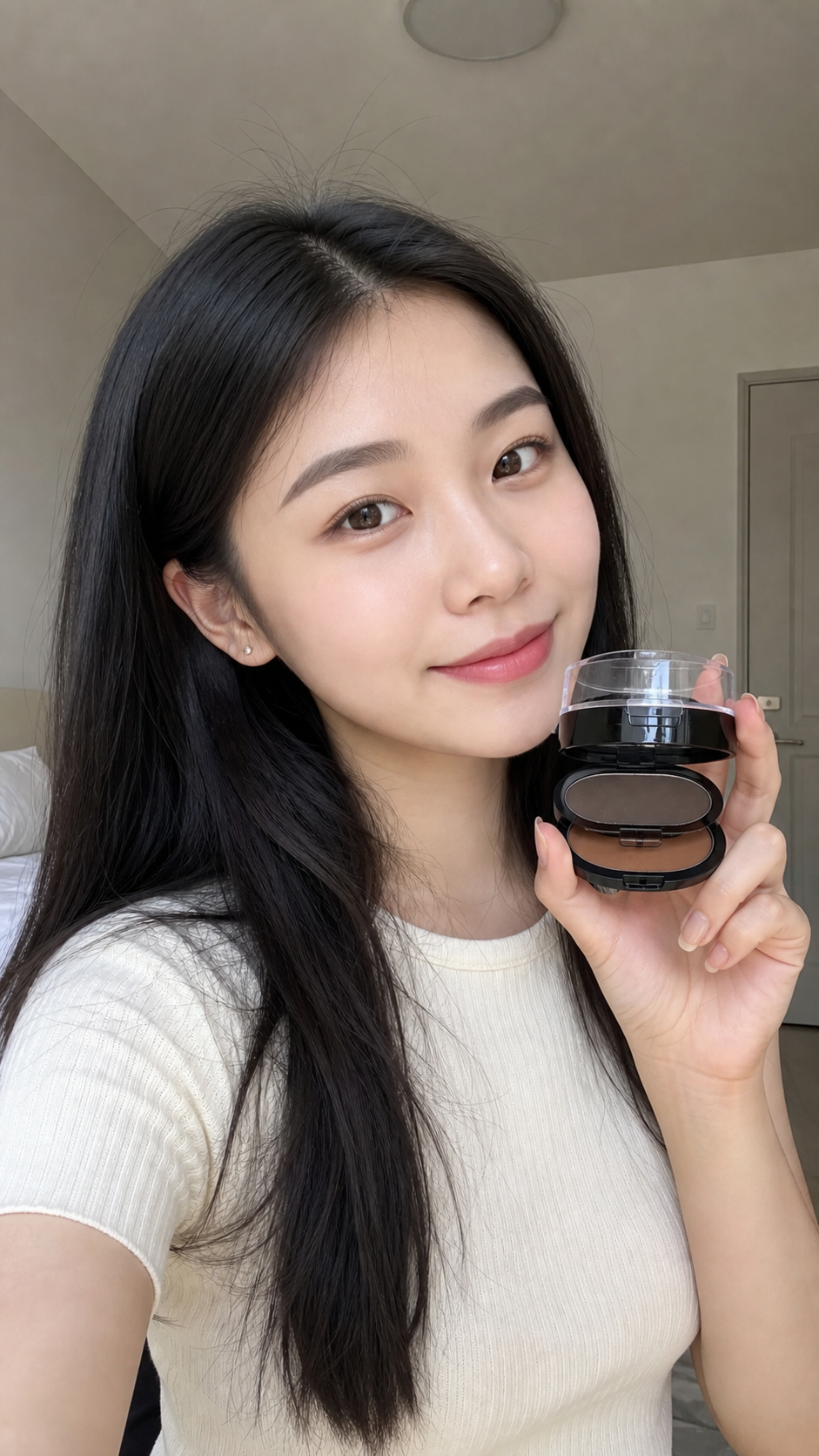 Beauty Kiwi community member using the Natural Brows Stamp Kit
