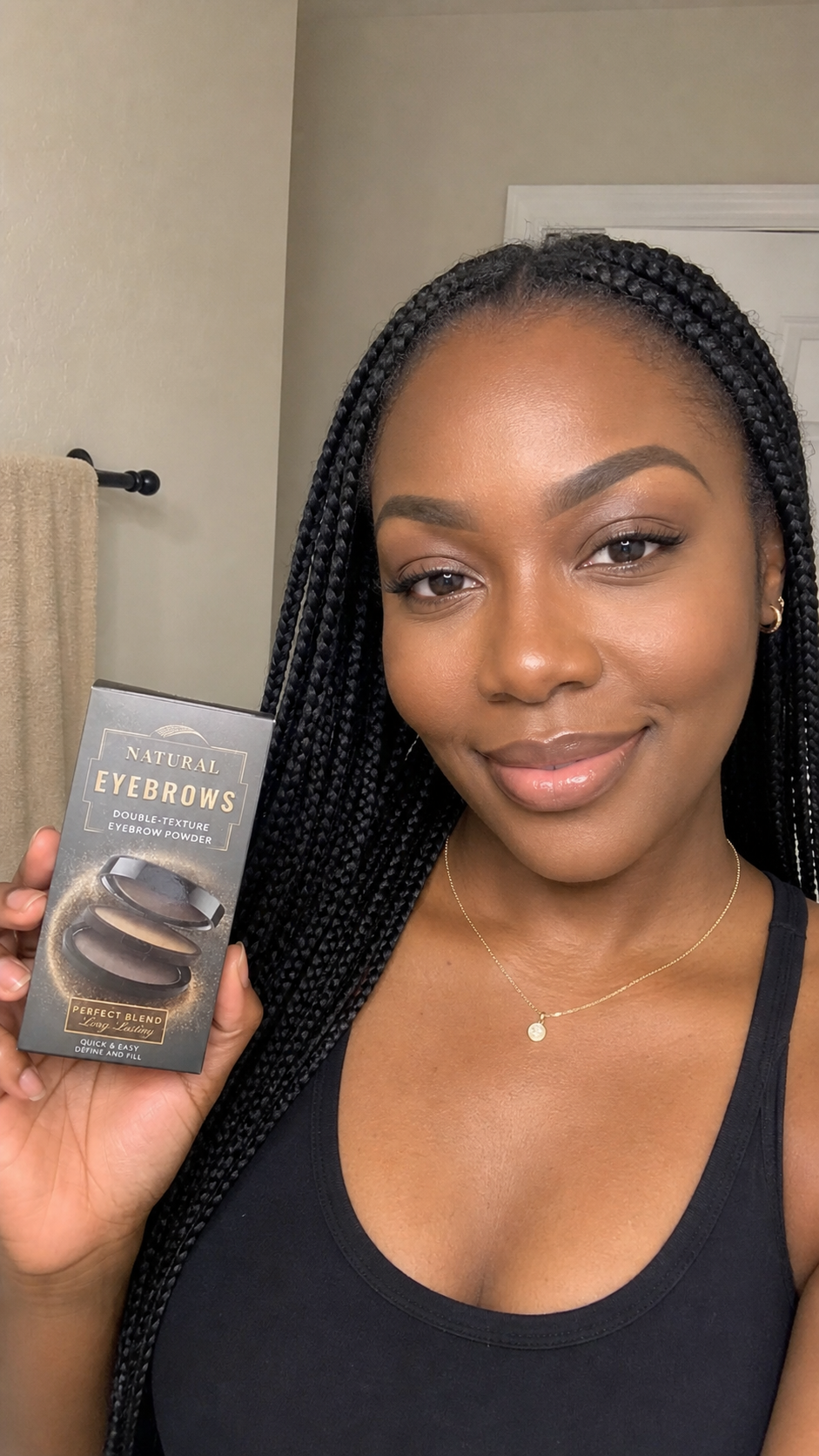 Beauty Kiwi community member using the Natural Brows Stamp Kit
